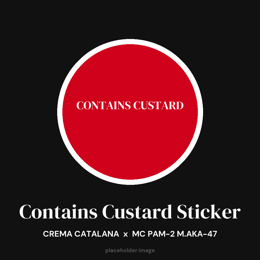 Parental Advisory: Contains Custard - Sticker - placeholder product image